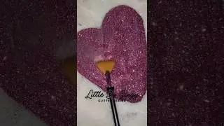 Glitter Heart 🖤✨ #Glitter #Heart #Art #ArtsandCrafts #DIY #Satisfying #VisualASMR