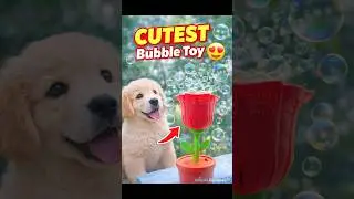 🌈 This Flower Bubble Maker is Adorable 😍 | Unboxing & Test #bubblemachine #kids #imsuriglimpses