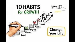 Top 10 Habits For Growth ( Daily habits shape mindset, health, and success more than talent or luck)