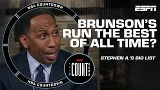 Stephen A.&rsquo;s BIG LIST of playoff runs by small guards | NBA Countdown