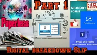 Get notification in Microsoft team by submitting Breakdown slip form By use of Microsoft Flow.