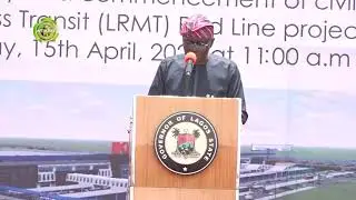 SANWO-OLU KICKS OFF CONSTRUCTION OF LAGOS RED LINE RAIL MASS TRANSIT