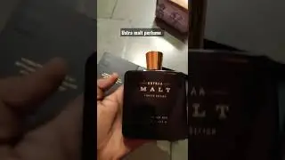 Ustra malt perfume unboxing.
