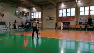 Maks Leniec (#0) 49pts (7*3pts) Triple Double Highlights U14