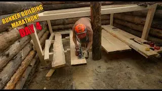 German WW2 Log Bunker Build (23) &ndash; Bunker Building Marathon &ndash; Day 4/7