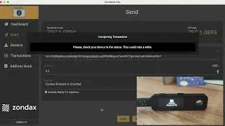 Zcash shielded to shielded transaction demo with Ledger