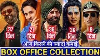 JAWAN GADAR 2 Box office collection, dream girl 2 collection, JAWAN Collection day 8, Shahrukh Khan,