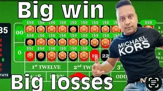 High risk high rewards, Roulette strategy, big win or big bust ￼