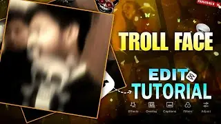 How To Edit Troll Face 😈✨ | Step-by-Step Editing Tutorial | Vibe layers ✅ | #trollface #video  💖