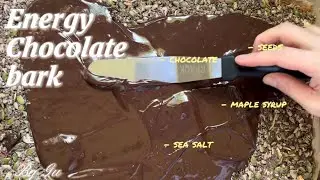 Chocolate energy bark