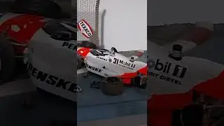 Pista de corrida acidente f&oacute;rmula Indy