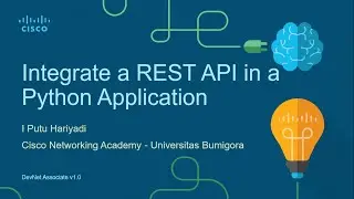 Lab 4.9.2 - Integrate a REST API in a Python Application