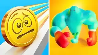 Coin Rush против Punchy Race: прохождение Android iOS, большое обновление, уровни, геймплей GDT4C