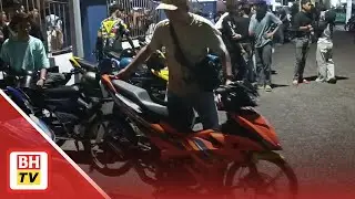 Lari tinggalkan motosikal selepas 'litar' dikepung polis