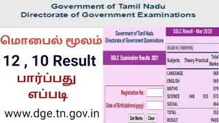 How To Check Tn 12 Result In Mobile