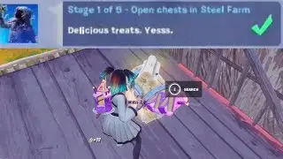Open Chests in Steel Farm  - Fortnite