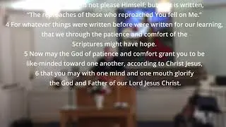 Services for Febuary 1, 2026 | Romans 15