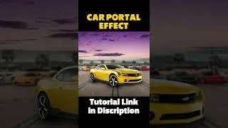 Trendy Speed Car Portal Effect #shorts