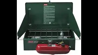 Estufa Cámping de Gasolina Coleman 425F fácil de prender Capy lobo Explorer