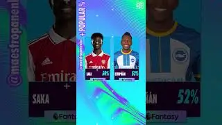 LOS 5 M&Aacute;S POPULARES EN #FPL 2023/24 #shorts