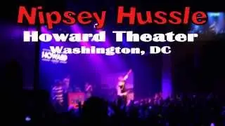 Nipsey Hussle Crenshaw Tour Howard Theater DC