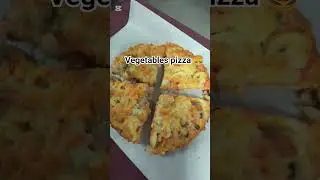 simple trick to make vegetable  pizza 😺