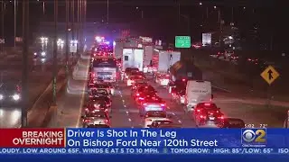 Man Shot In Leg While Driving On Bishop Ford Freeway Near 120th Street