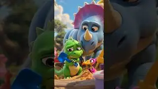 Pop Dino Learns to Share | Kids Story About Sharing & Friendship #short #viralshort #laloopopkids