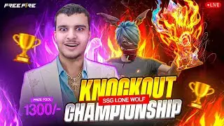 SSG LONE WOLF KNOCK OUT CHAMPIONSHIP 🏆 WINTERLAND BIGGEST TOURNAMENT 🔥 SUBODH IS LIVE #freefirelive