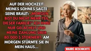 Auf der Hochzeit meines Sohnes sagte seine Braut: 