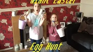 GIANT EASTER EGG HUNT - Giant Surprise Eggs, Huge Golden Egg Surprise, Kids React - w/ Summer