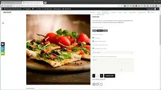 WP EasyCart - Restaurant Demo with Enfold