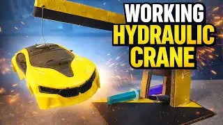 School Science Project: Cardboard Hydraulic Crane