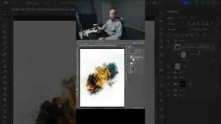 Как добавить эффект наложения пыли в Photoshop