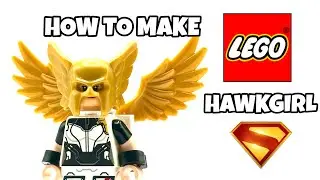 How To Make LEGO HAWK-GIRL from Superman 2025!