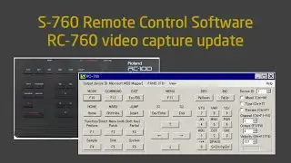 RC-760 updated - The Roland S-760 Remote Control Software