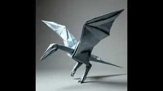 Origami Pterodactyl Dinosaur | Easy and Fun Paper Folding Tutorial