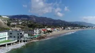 Views Of Malibu Colony Where Brad Pitt Has Been Hanging Out With Sting