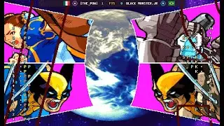 Marvel vs. Capcom - 🇲🇽 |The_Pow|(A) vs 🇧🇷 BLACK MONSTER.JR(B) | Fightcade