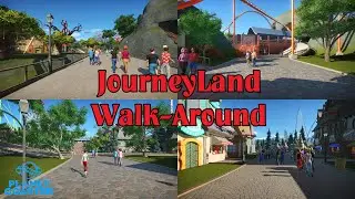 Planet Coaster - JourneyLand Walk-Around (Daytime)