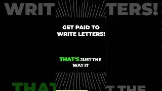 It's True! Large Companies Will Pay You To Simply Write Short Letters   #easysidehustlesfromhome