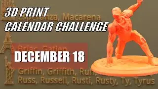 3D print calendar challenge - December 18