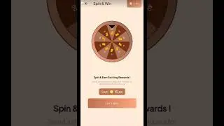 Spin Earning App । How to earn Money app । #spin #reward #earning #earningapp #cashback