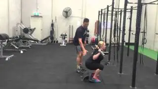 Highbar back squat execution