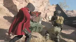 Burned Spawn Operator performs Main Man Execution with special Spawn weapon blueprint