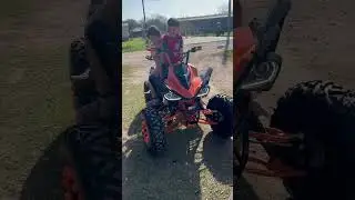 #fourwheeling #fourwheeler #atv #kids #atvrides #200cc #supermach