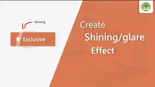 Create shining / glare effect in android studio