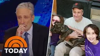 Jon Stewart pays tribute to late dog in emotional &lsquo;Daily Show&rsquo; close