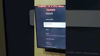Xiaomi Tv X Pro New Update 🔥#shortsfeed #update #mitvxpro #xiaomitvxpro #smarttv #trending #viral