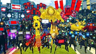 ALL CAMERAMAN TITAN VS 1-100 SKIBIDI TOILET BOSSES, ASTRO GMAN 5.0 VS SPEAKERMAN & TV MAN Part 2